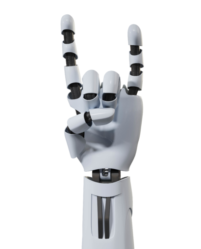 Roboter-Hand kleiner